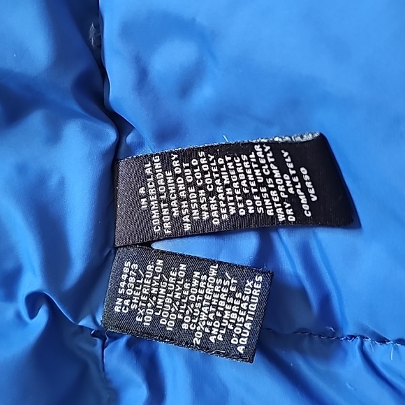 American Eagle Black Puffer Men's Lg, Hooded Full Zip Vest, preowned - Picture 6 of 6